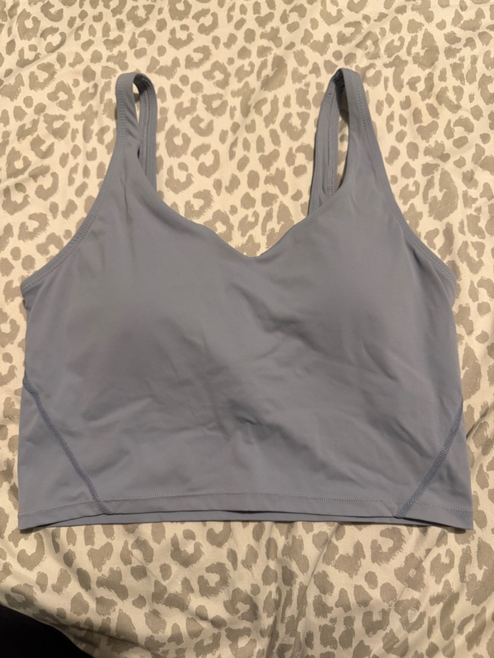 Light Blue Women's Seamless Bralette Tank Top